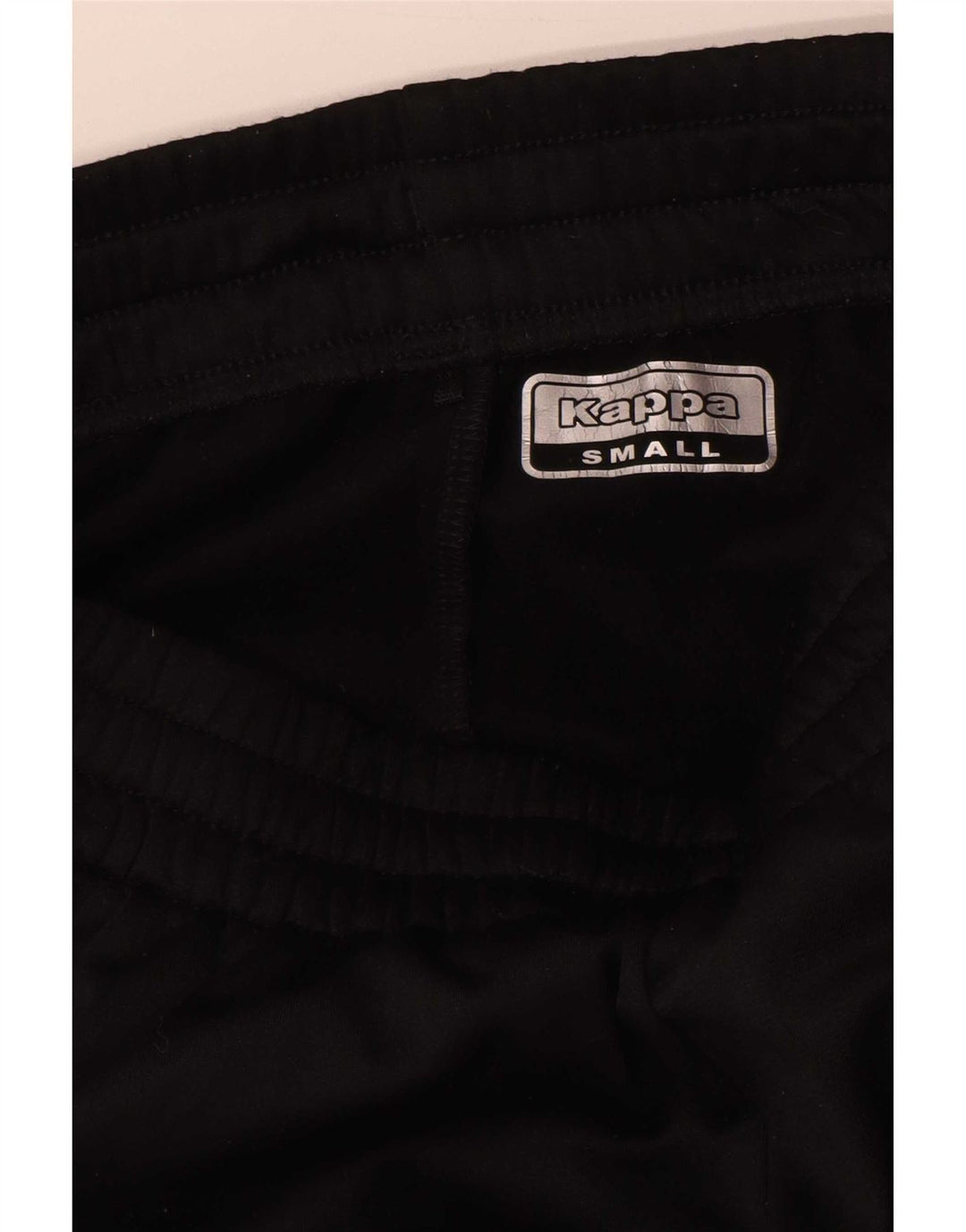 Kappa Hombre Pantalones De Chándal Gráfico Joggers Small Poliéster Negro