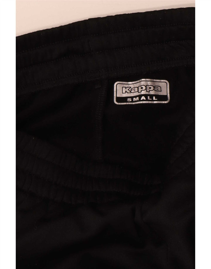 Kappa Hombre Pantalones De Chándal Gráfico Joggers Small Poliéster Negro