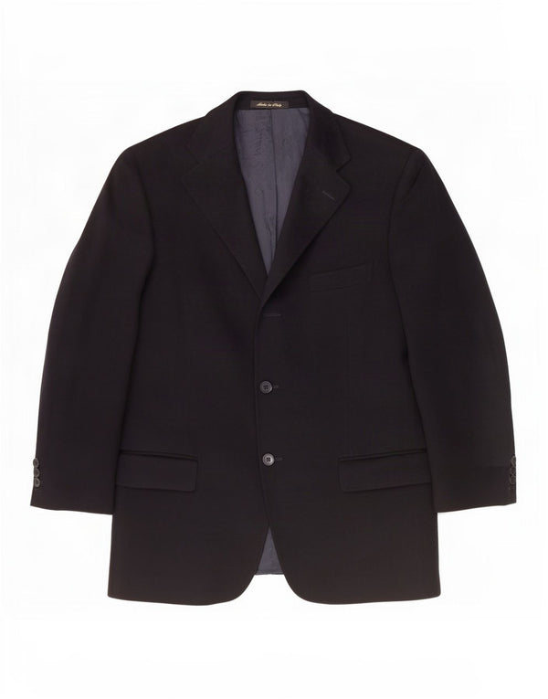 Ermenegildo Zegna Chaqueta tipo blazer de 3 botones para hombre IT 52 XL Cachemira azul marino