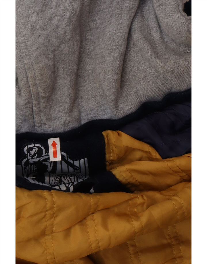 SUPERDRY Chaqueta universitaria gráfica para hombre UK 38 Medium Azul marino Colorblock