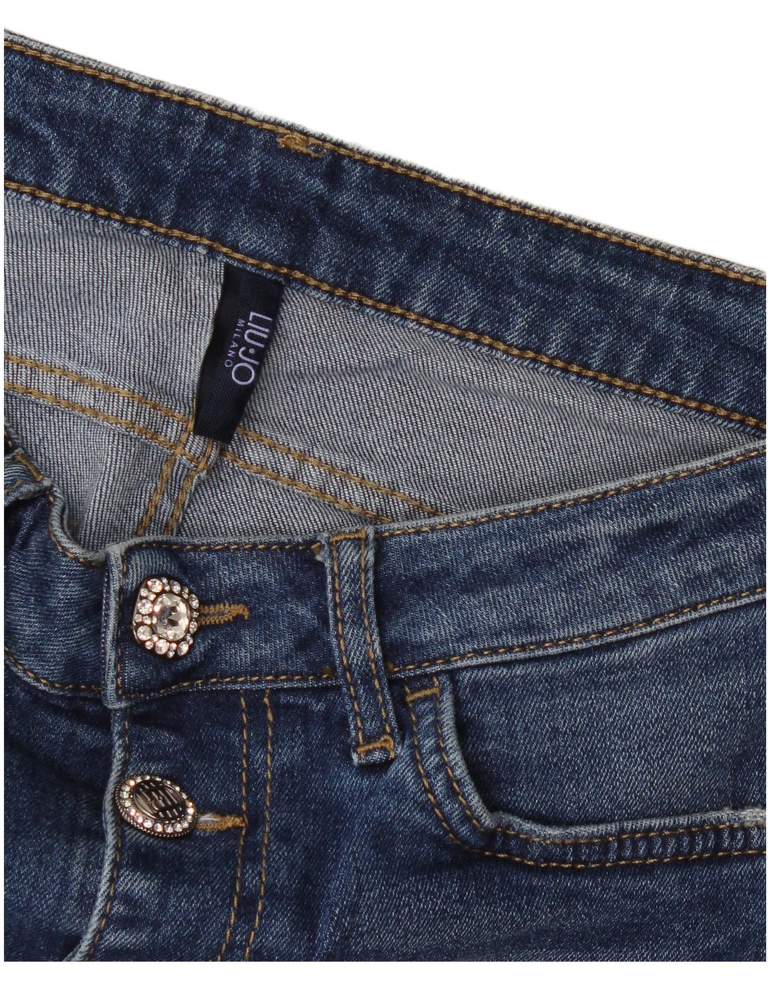 Vaqueros Liu Jo Mujer Slim W28 L25 Azul