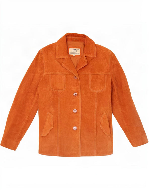 Chaqueta de ante para mujer Studio UK 44 Cuero marrón medio