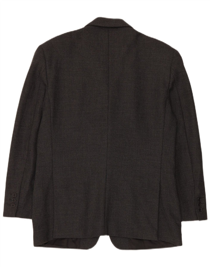 Byblos Chaqueta tipo blazer de 3 botones para hombre EU 48 Lana gris medio