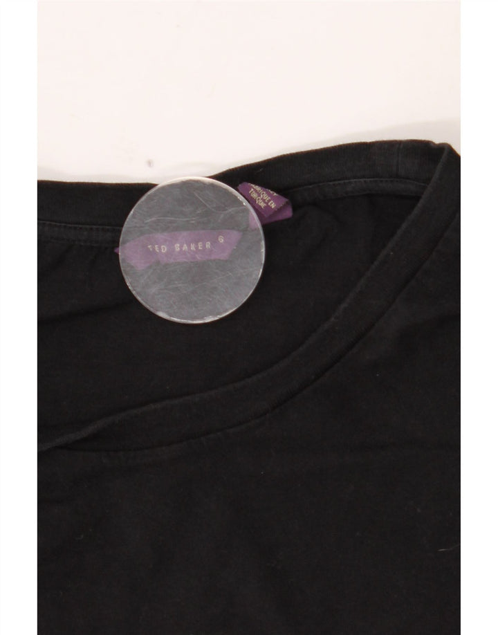 TED BAKER Camiseta gráfica para hombre Talla superior 6 2XL Negro