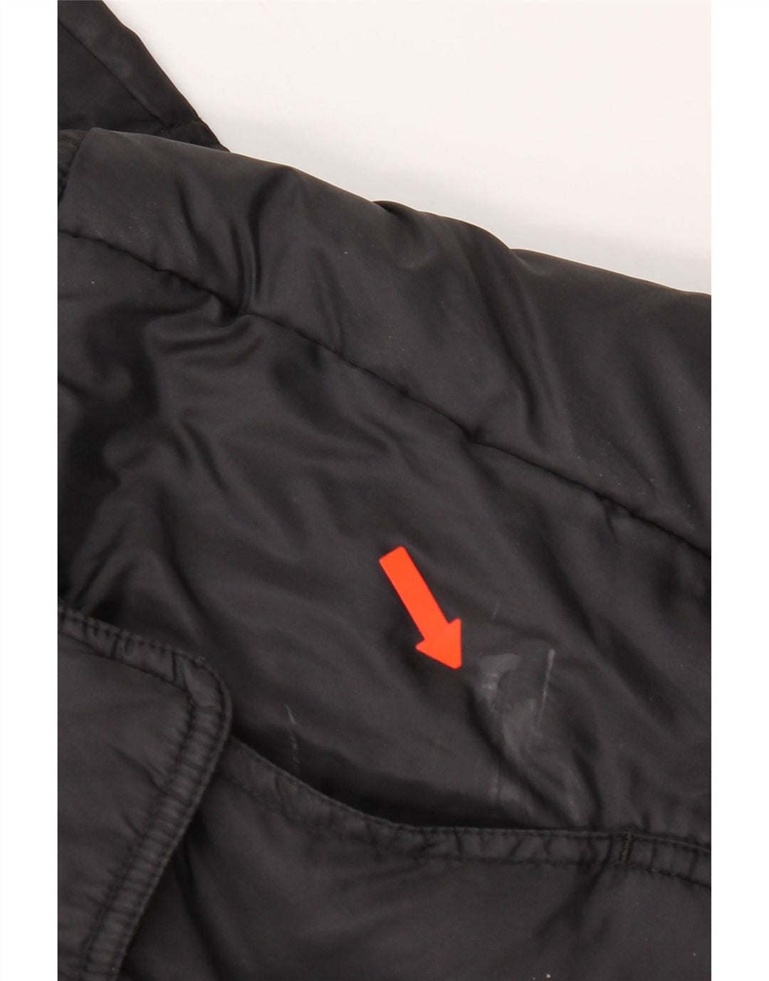 Fila Chaqueta acolchada con capucha para hombre IT 54 2XL Poliamida negra