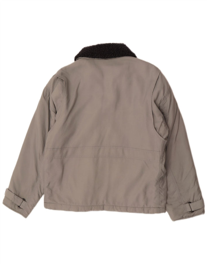 Chaqueta cortavientos para hombre Caterpillar UK 38 Gris medio Colorblock