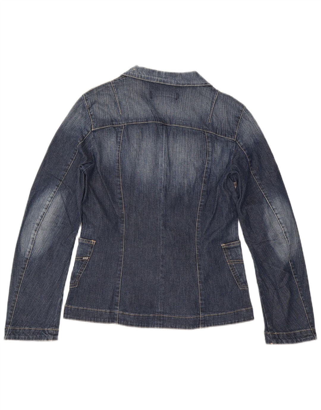Chaqueta tipo blazer vaquera de 3 botones para mujer Gas UK 44 Algodón azul grande