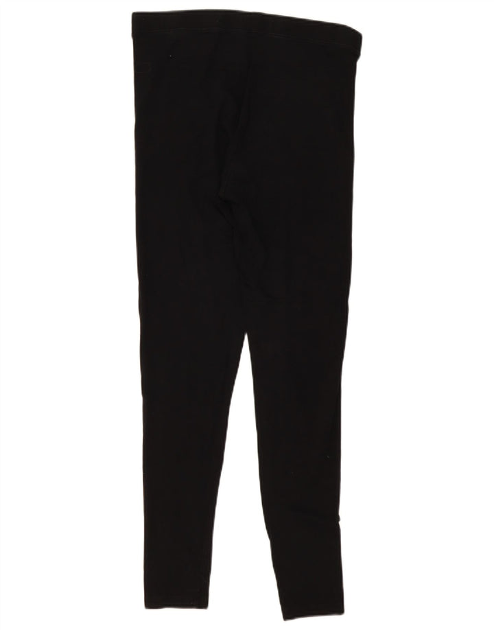 Marks & Spencer Leggings para mujer Reino Unido 12 Mediano Algodón negro