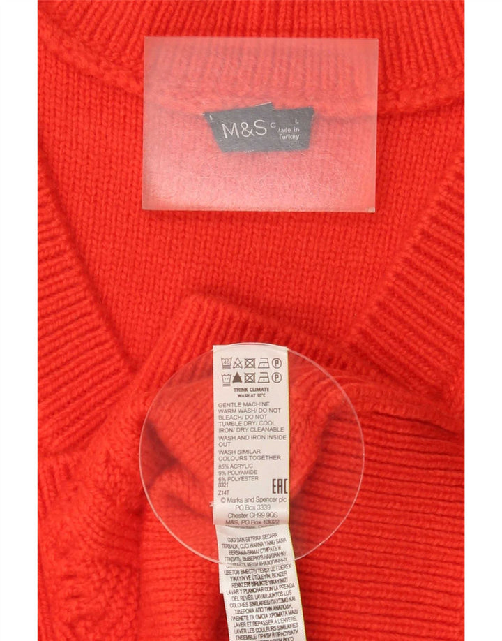 Marks & Spencer - Camiseta sin mangas para hombre, talla grande, acrílico rojo