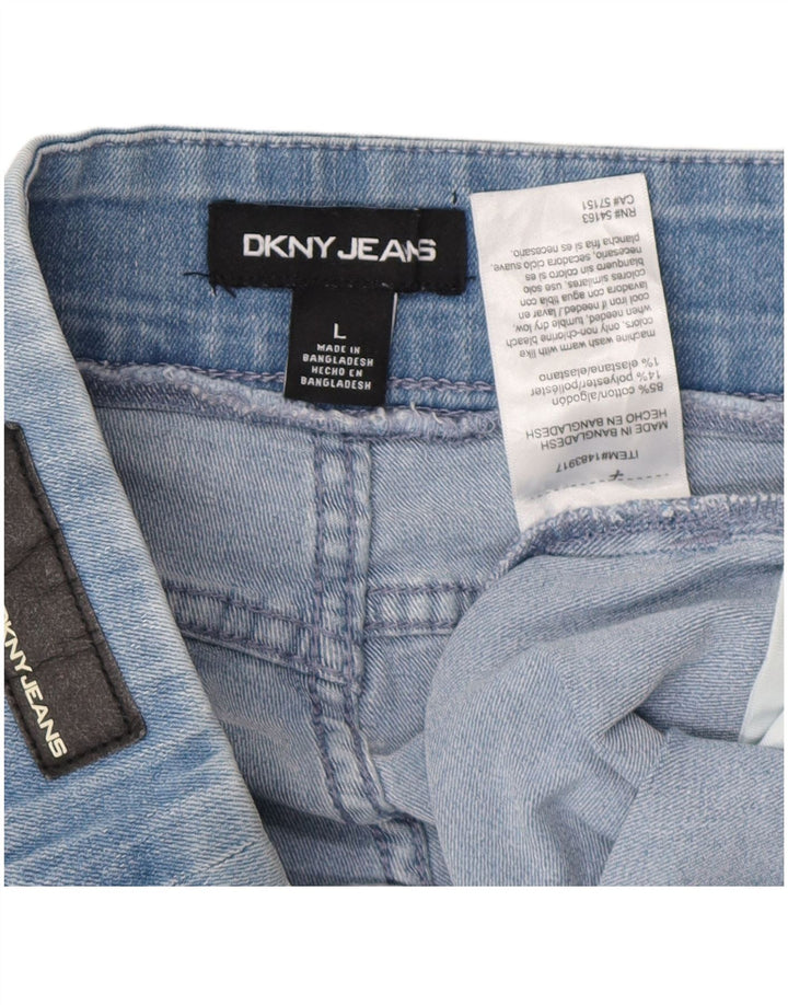DKNY Pantalones cortos de mezclilla para mujer medianos W34 Algodón azul