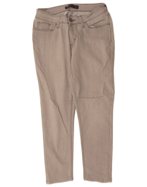 Vaqueros Levi's Mujer Cropped W28 L25 Algodón Gris