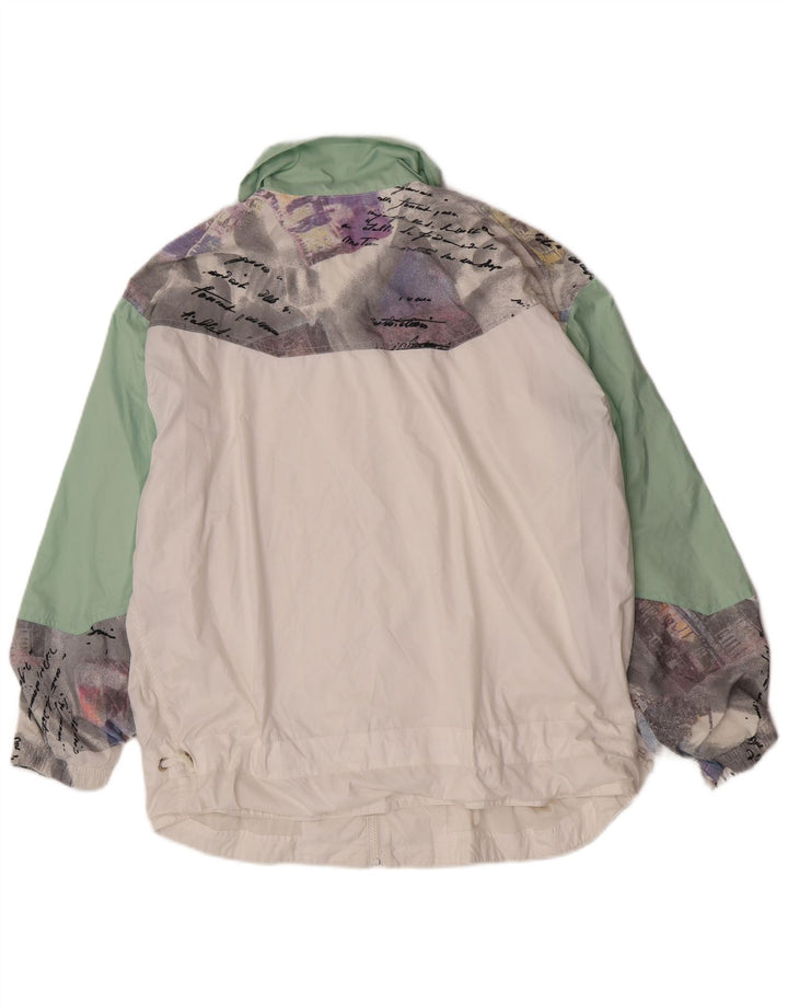 Ellesse Mens Chándal Top Jacket IT 46 Small Blanco Colorblock Poliéster