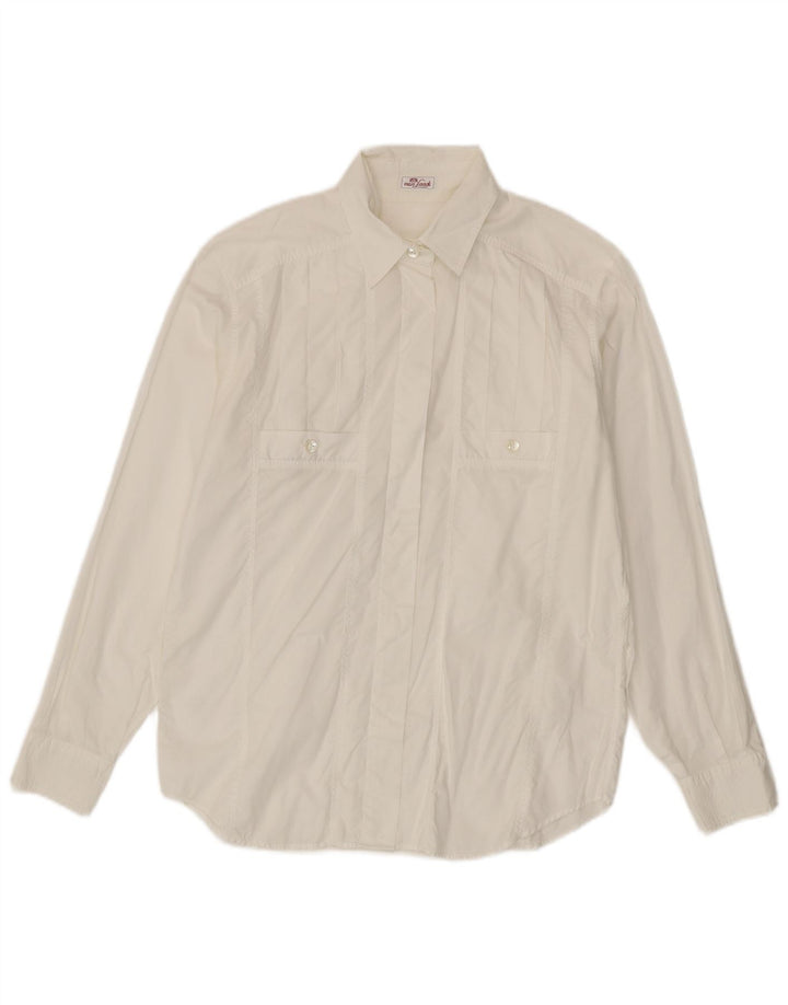 Camisa Van Laack Mujer EU 38 Mediano Blanco Algodón