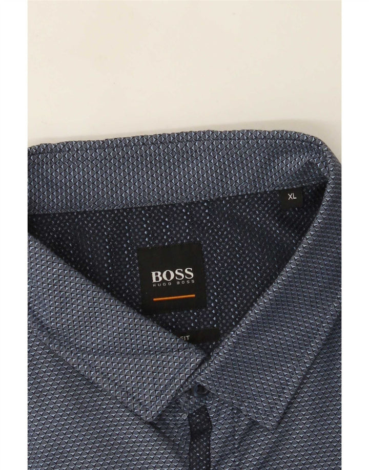 Camisa Hugo Boss Hombre XL Manchas Azules