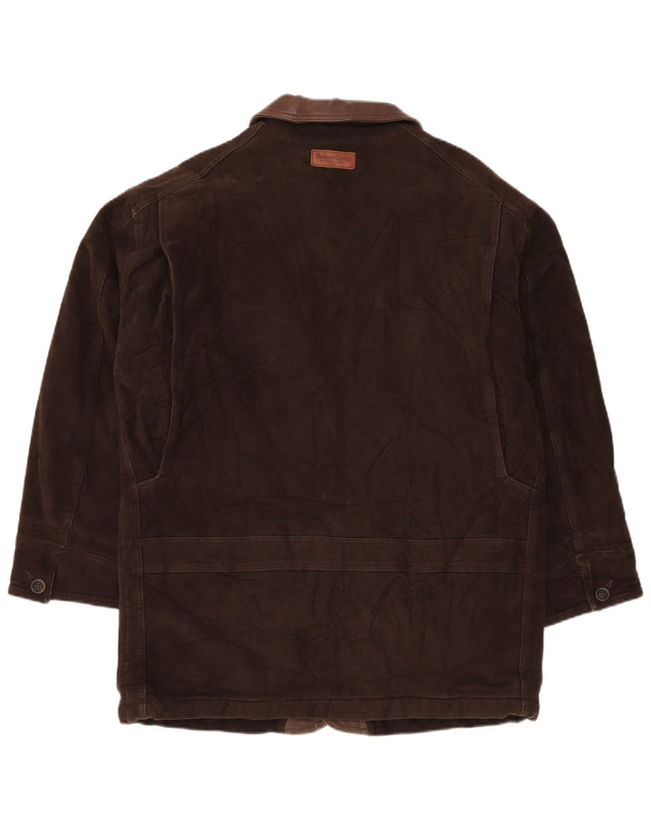 Marlboro Classics Chaqueta utilitaria para hombre Reino Unido 40 Grande Algodón marrón
