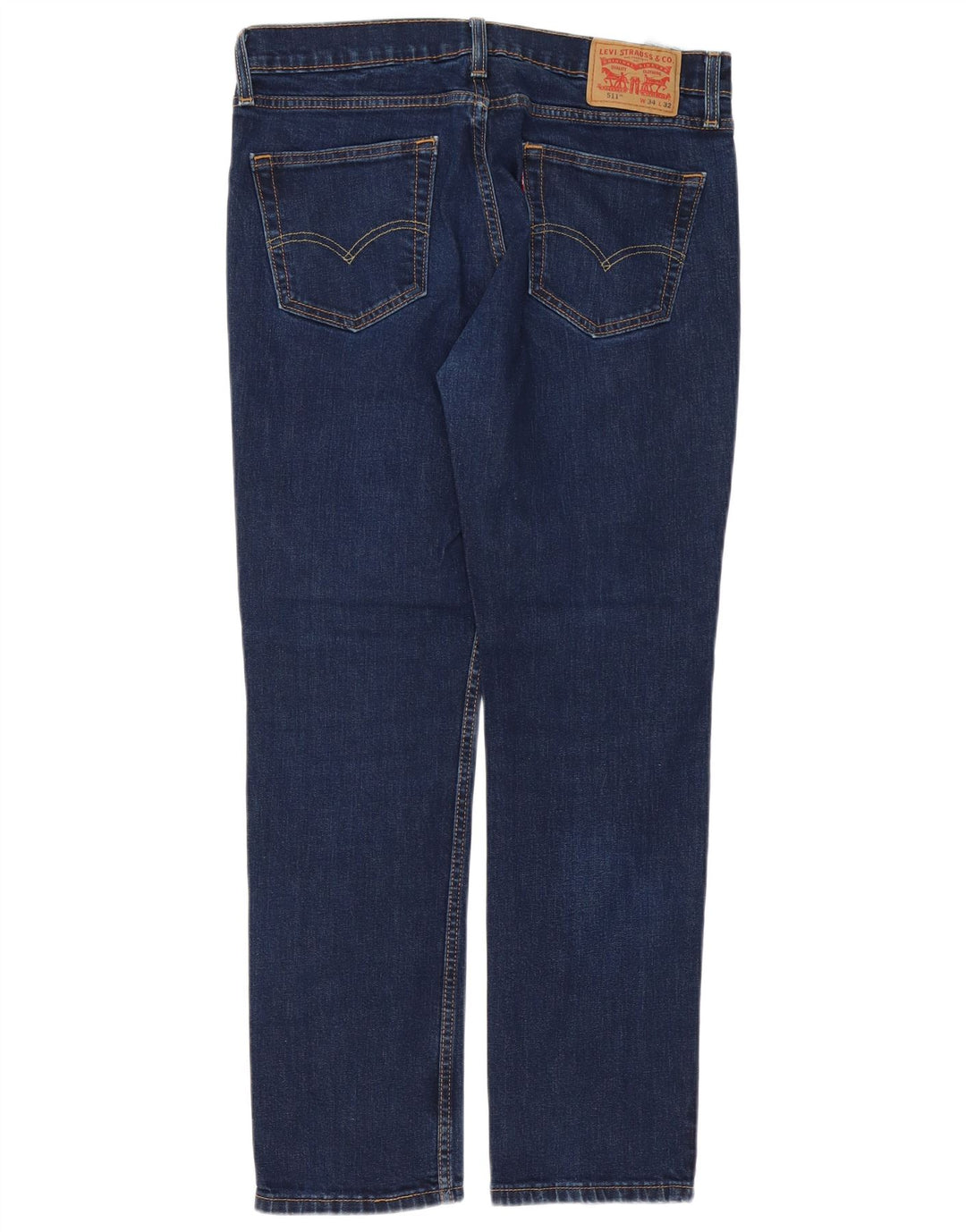 LEVI'S Mens 511 Slim Jeans W34 L30 Algodón Azul