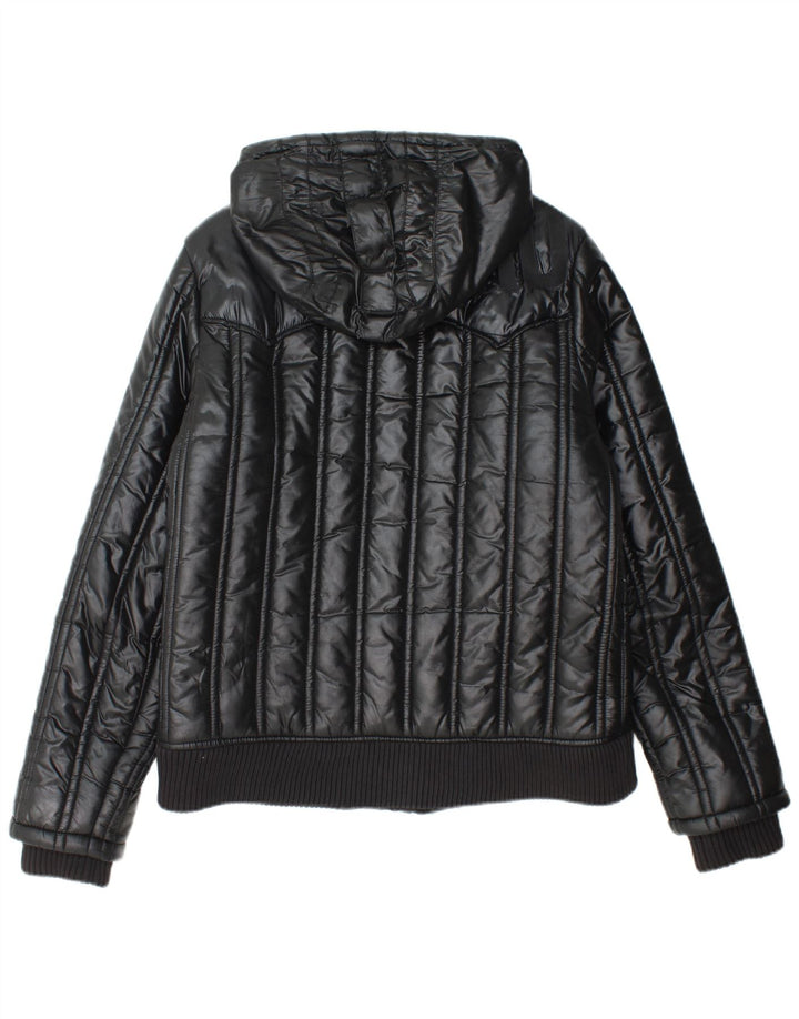 G-STAR Chaqueta acolchada con capucha para mujer UK 46 Large Poliamida negra