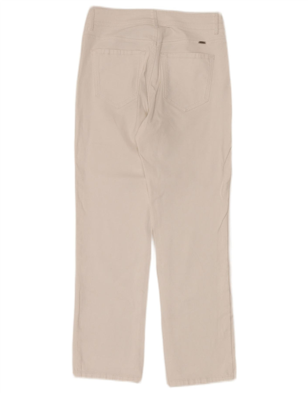 Massimo Dutti Vaqueros Rectos Mujer EU 36 XS W26 L26 Blanco