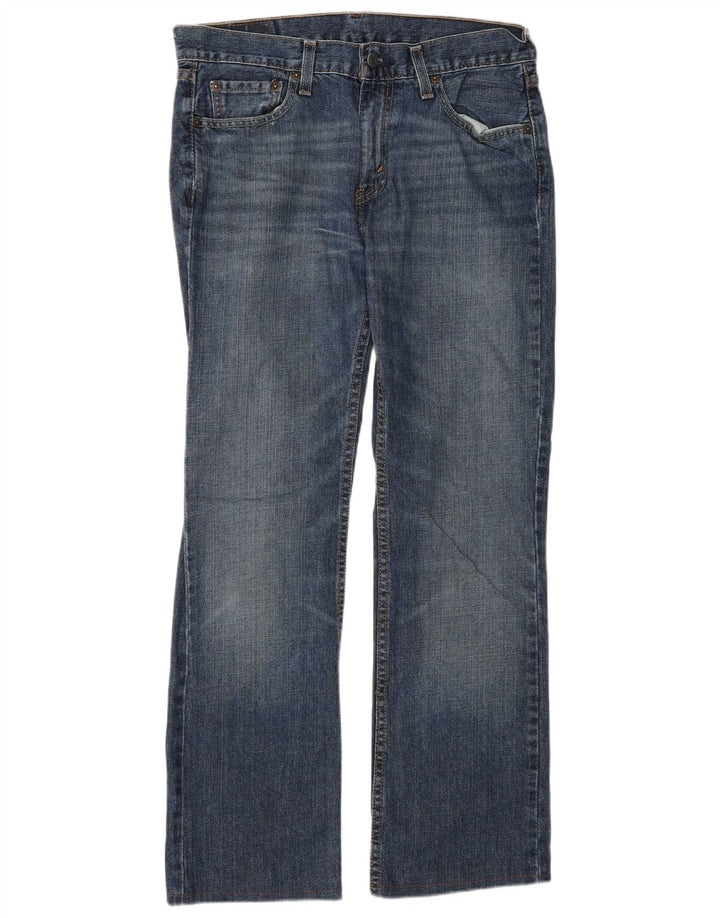 Levi's Hombre 527 Slim Bootcut Jeans W30 L32 Algodón Azul