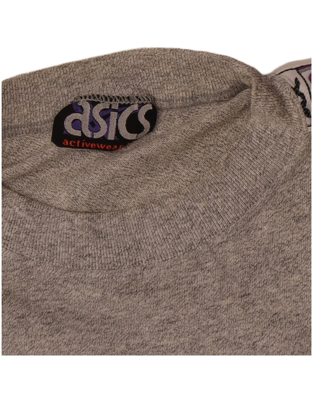 Camiseta Asics Hombre Graphic Top Acrílico Moteado Gris Medio