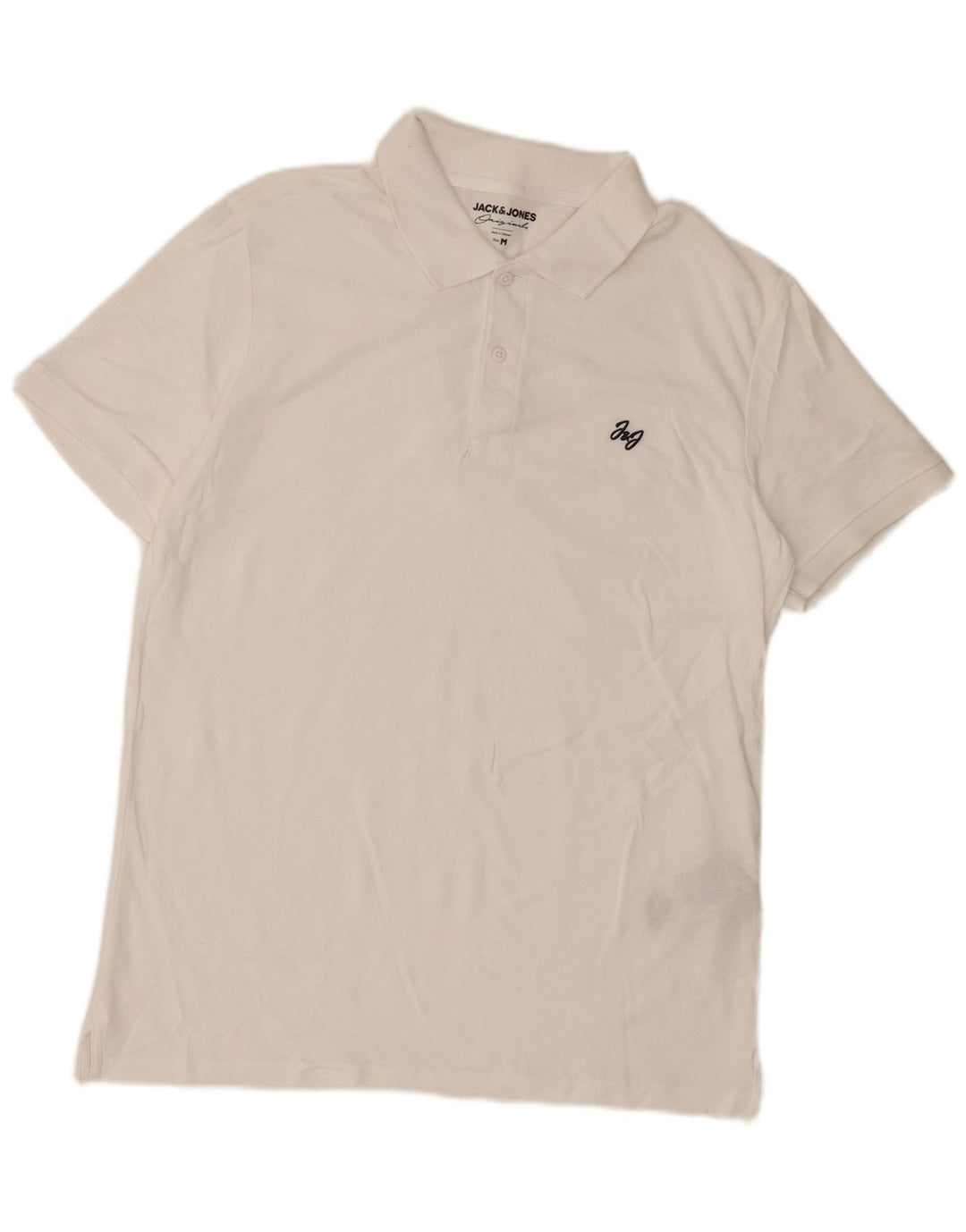 JACK & JONES Polo Hombre Algodón Blanco Mediano