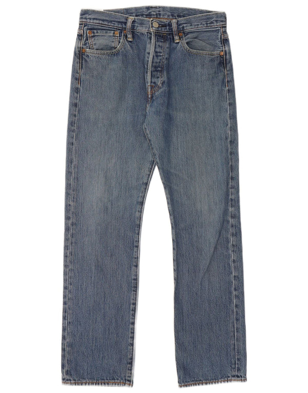 Levi's Hombre 501 Vaqueros Rectos W30 L30 Algodón Azul