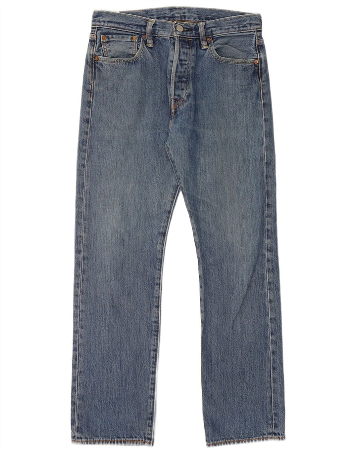Levi's Hombre 501 Vaqueros Rectos W30 L30 Algodón Azul