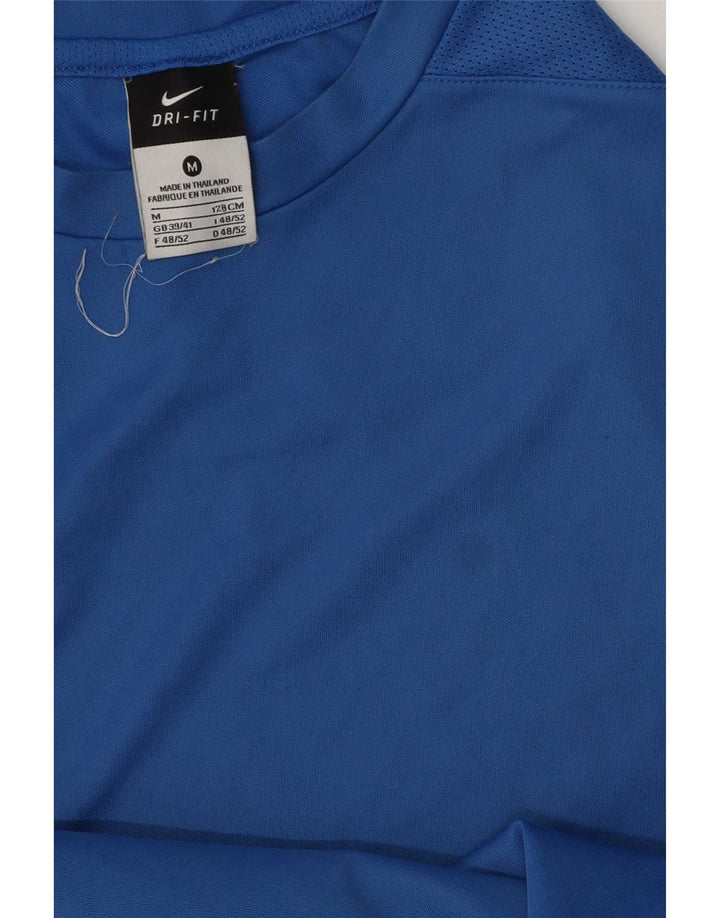 Camiseta Nike Dri Fit para hombre UK 39/41 Azul medio
