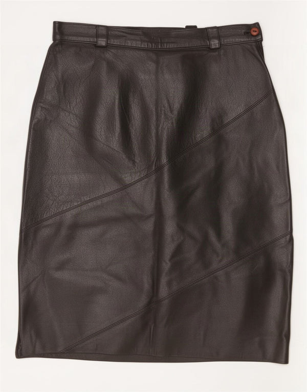 Falda de cuero para mujer Compagnia IT 44 Medium W28 Negro