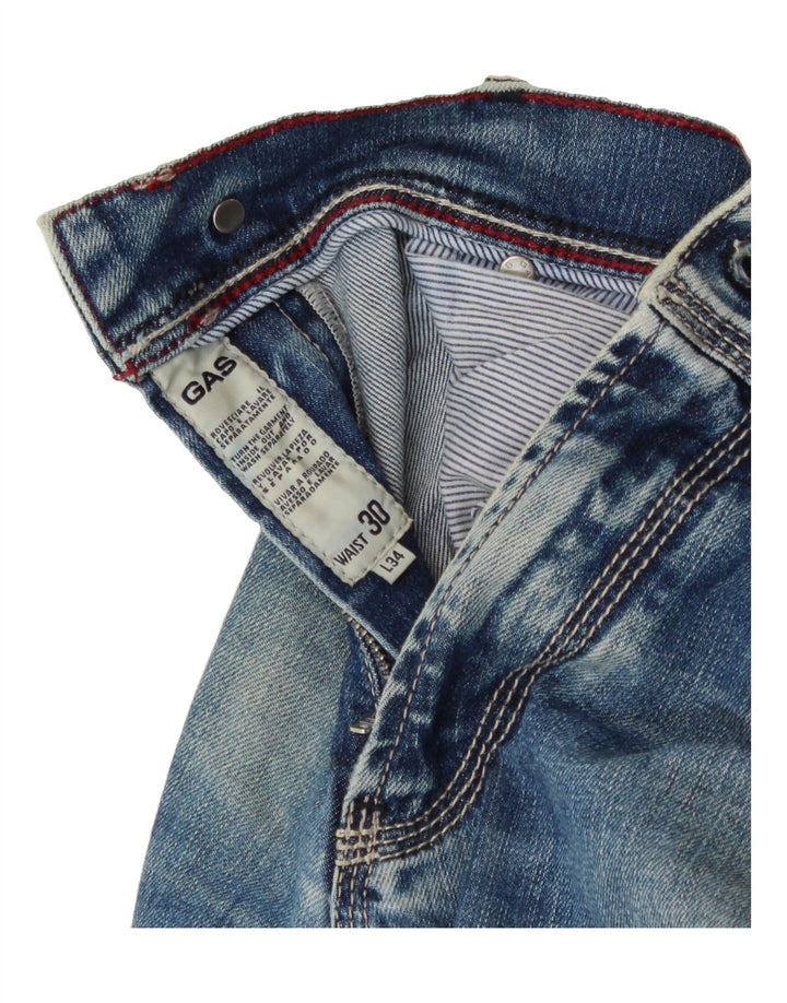 GAS Mens Slim Jeans W30 L34 Blue Cotton Vintage Gas and Second-Hand Gas from Messina Hembry 