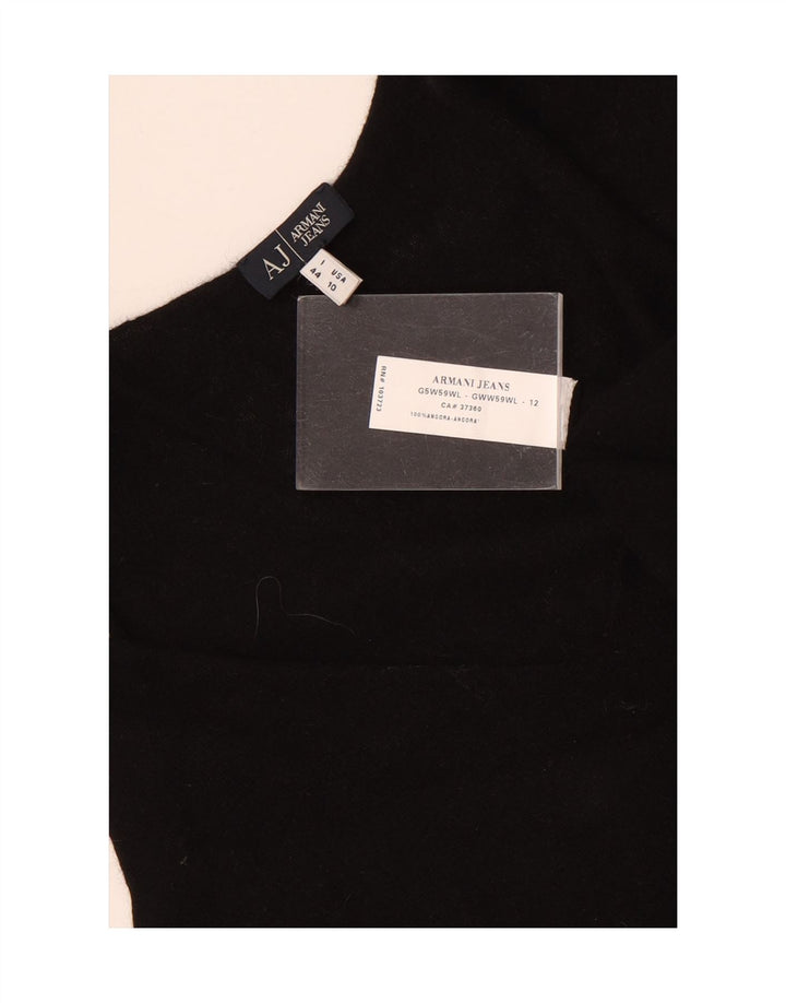 Armani Jeans Camiseta sin mangas para mujer IT 44 Medium Black Angora