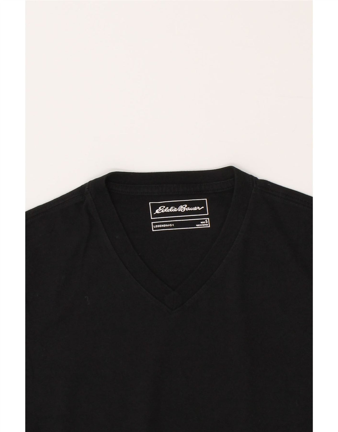 EDDIE BAUER Mens T-Shirt Top Small Black Cotton Vintage Eddie Bauer and Second-Hand Eddie Bauer from Messina Hembry 