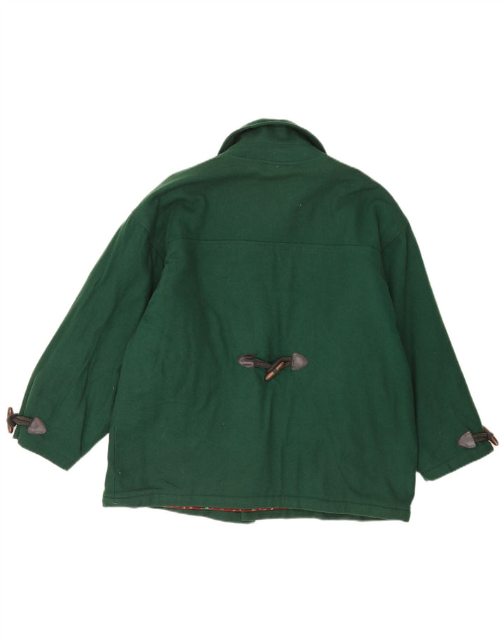 Tavarner Chaqueta de lona extragrande para mujer UK 10 Small Green Wool