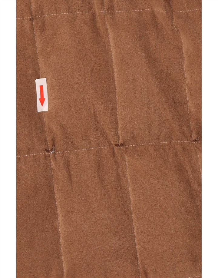 Pal Zileri Chaqueta acolchada con capucha para hombre IT 50 Large Marrón Poliéster