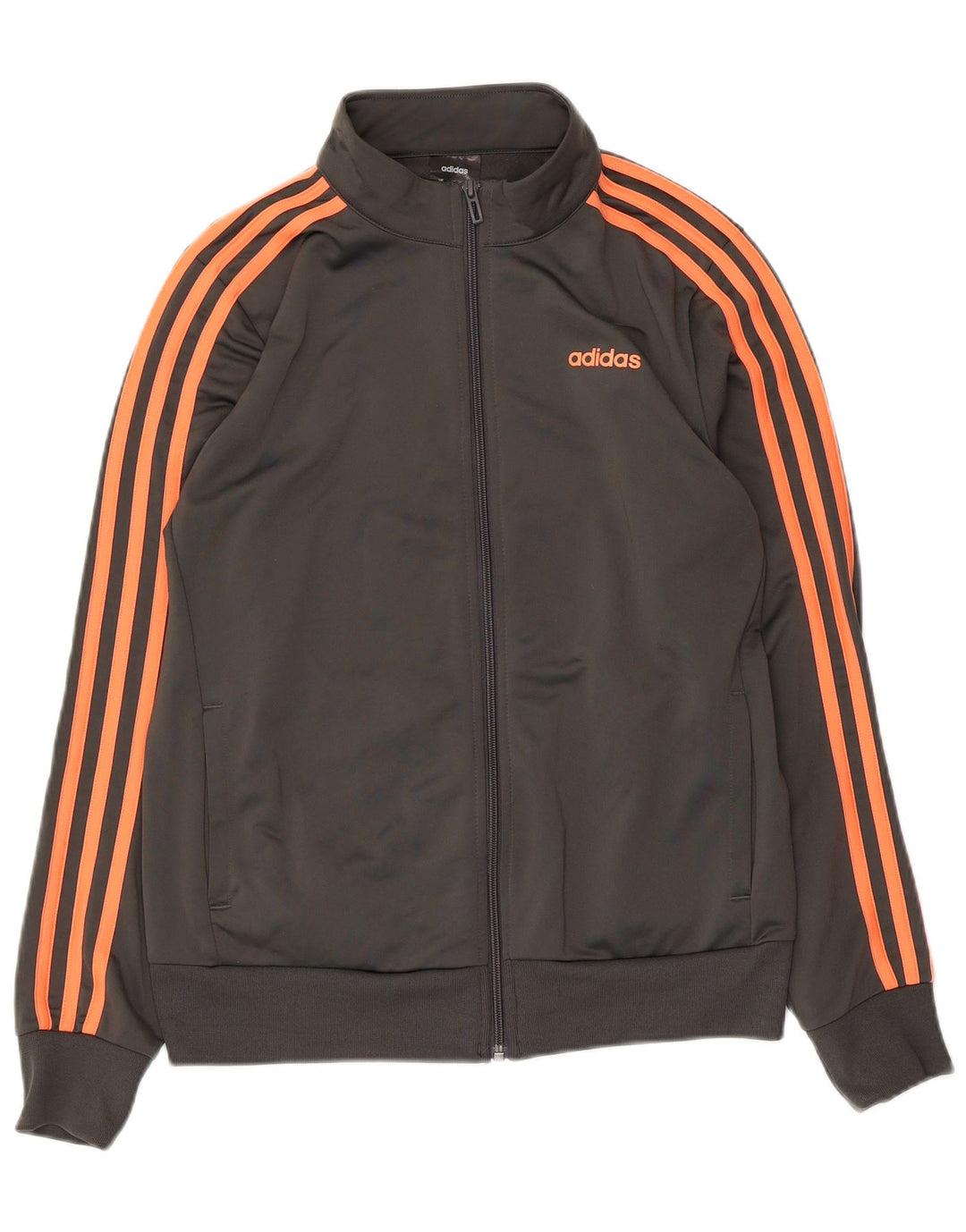 Adidas Chaqueta de Chándal para Mujer UK 12/14 Poliéster Gris Medio