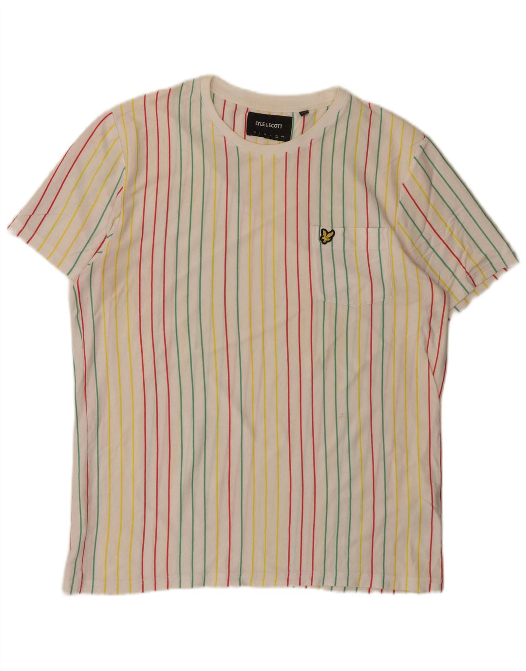 Lyle & Scott Camiseta Hombre Top XL Algodón Rayas Multicolor