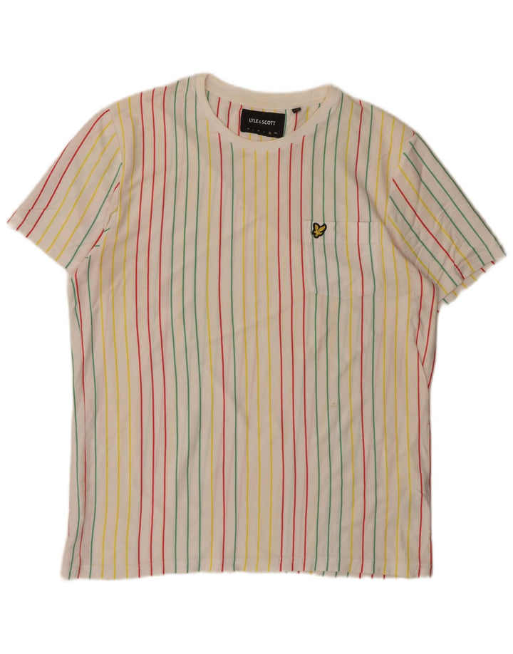 Lyle & Scott Camiseta Hombre Top XL Algodón Rayas Multicolor