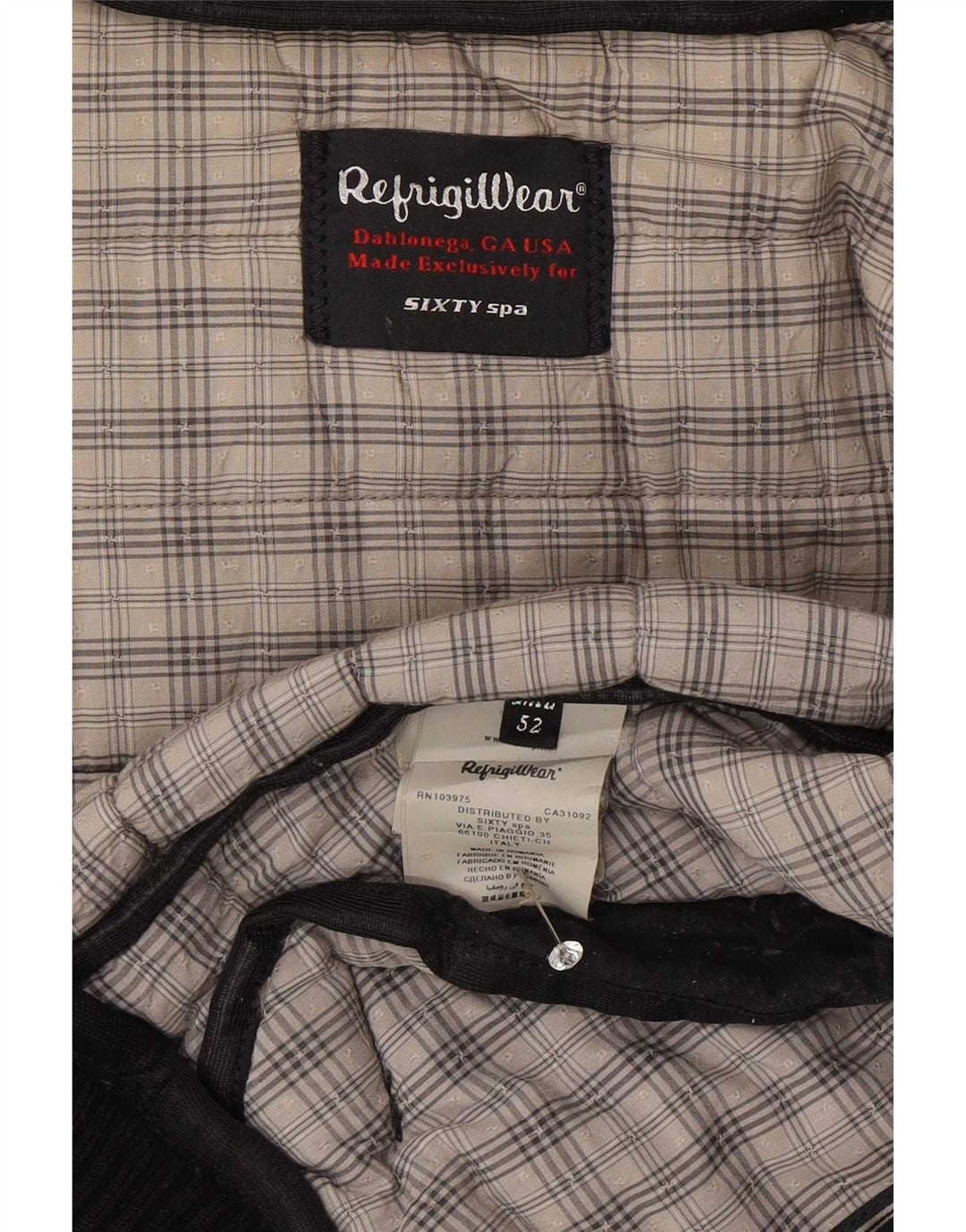 Refrigiwear Chaqueta acolchada con capucha para hombre IT 52 Large Poliéster azul marino