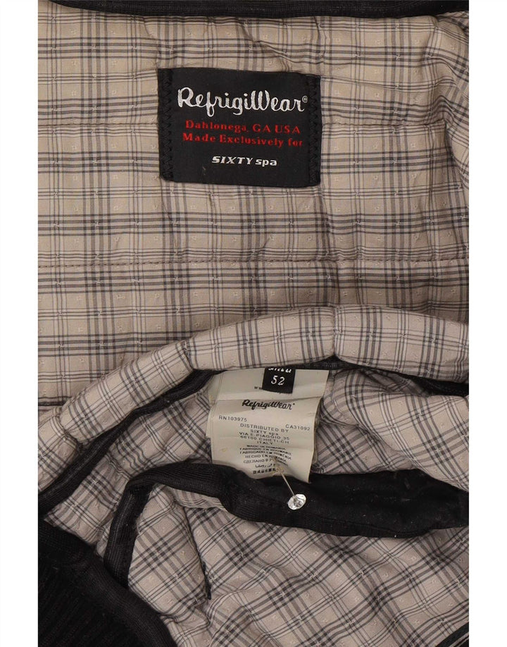 Refrigiwear Chaqueta acolchada con capucha para hombre IT 52 Large Poliéster azul marino