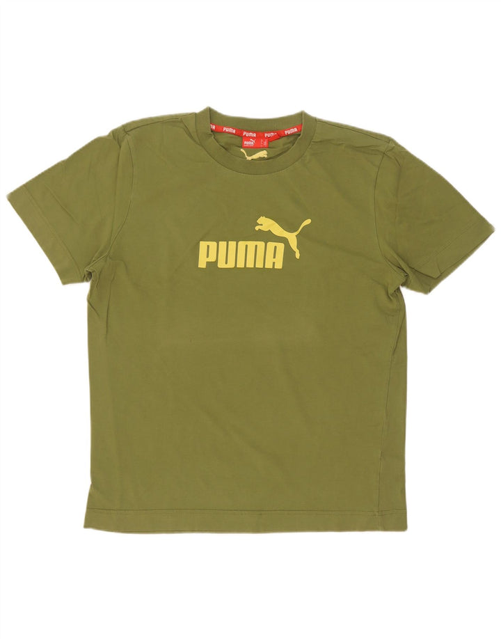Camiseta Puma Graphic Top Verde Medio |