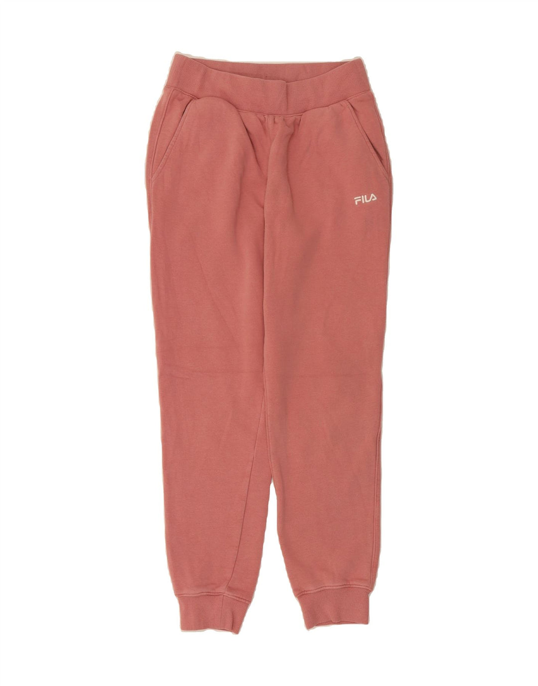 FILA Mens Tracksuit Trousers Joggers Small  Pink Cotton Vintage Fila and Second-Hand Fila from Messina Hembry 