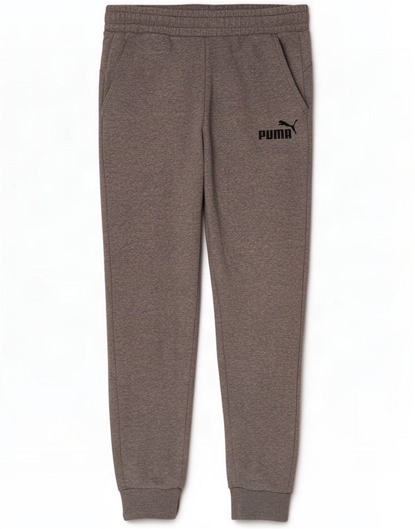 Puma Pantalones de chándal para mujer Joggers UK 44 Algodón moteado gris medio