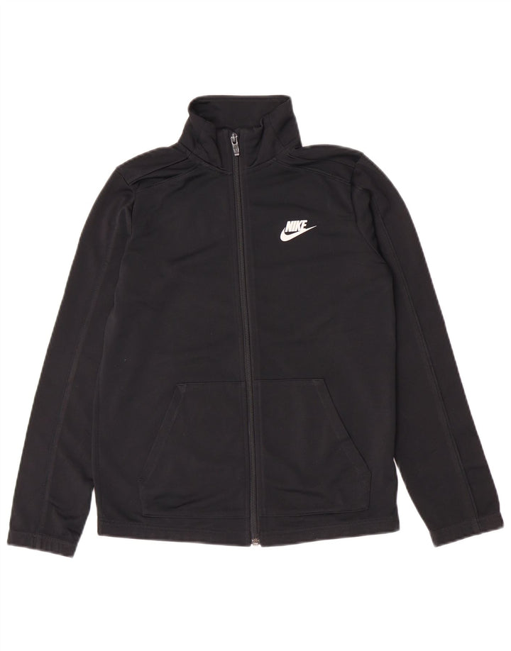 Nike Chaqueta de chándal para niños 10-11 años Mediana Negro Poliéster
