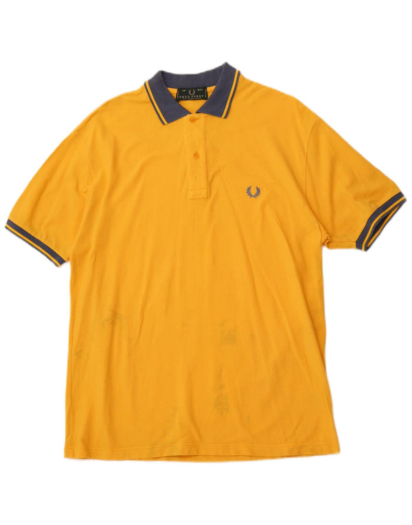 FRED PERRY Polo Hombre Algodón Amarillo Medio