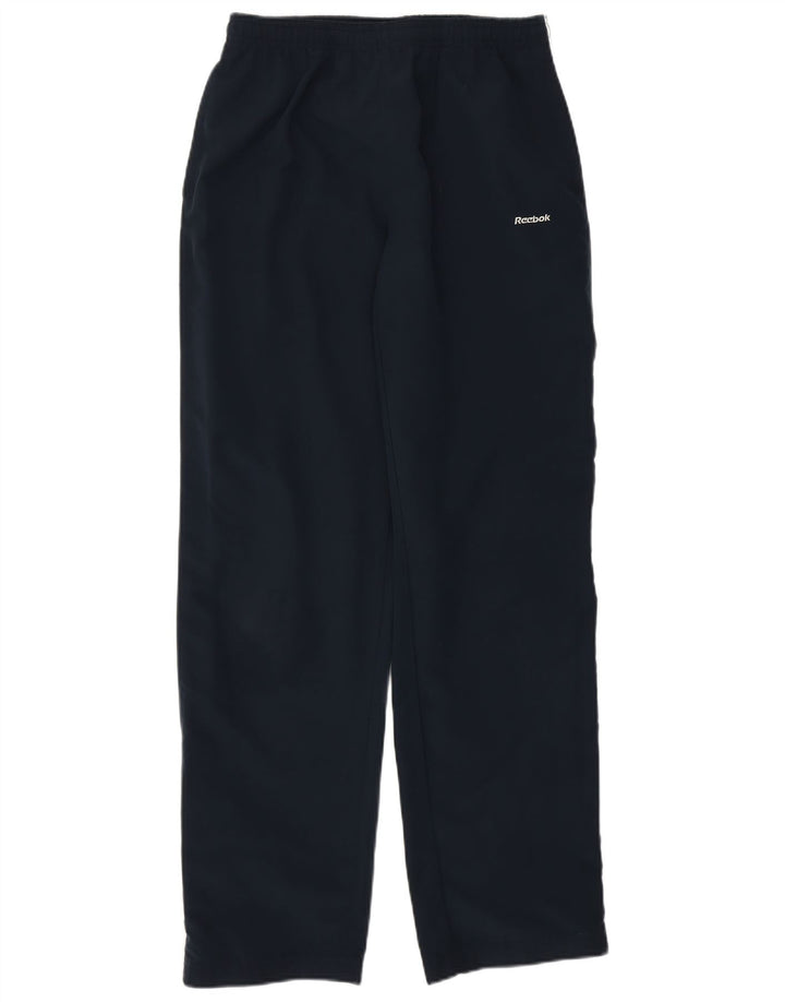 Reebok Pantalones de chándal para mujer UK 10 Small Azul marino Poliéster