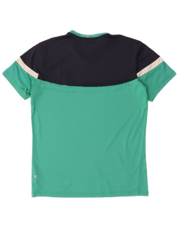 Camiseta Fila Hombre Top IT 50 Medium Turquesa Colorblock Poliéster