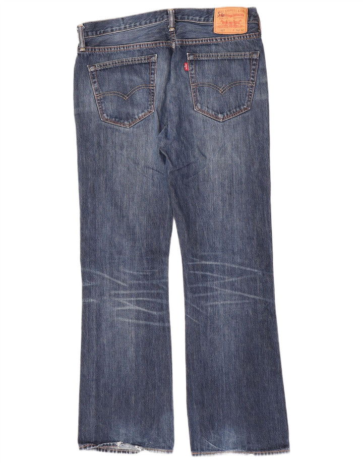 Levi's Hombre 527 Vaqueros Bootcut W34 L32 Algodón Azul