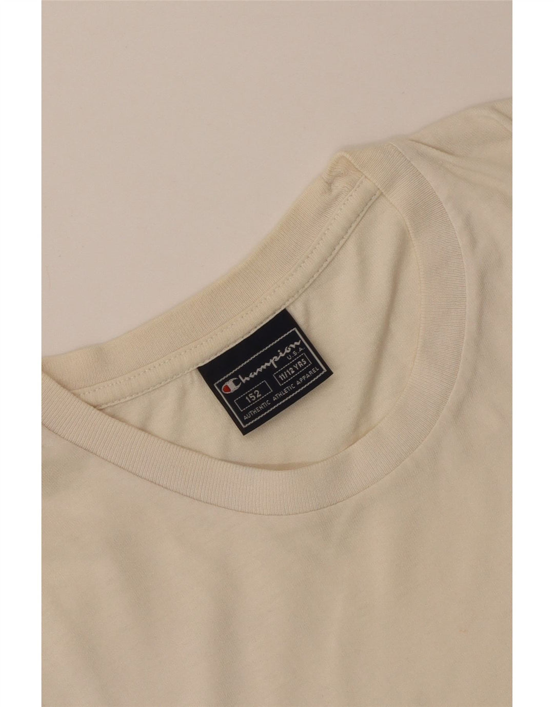 Champion Camiseta sin mangas gráfica para niños 11-12 años Beige