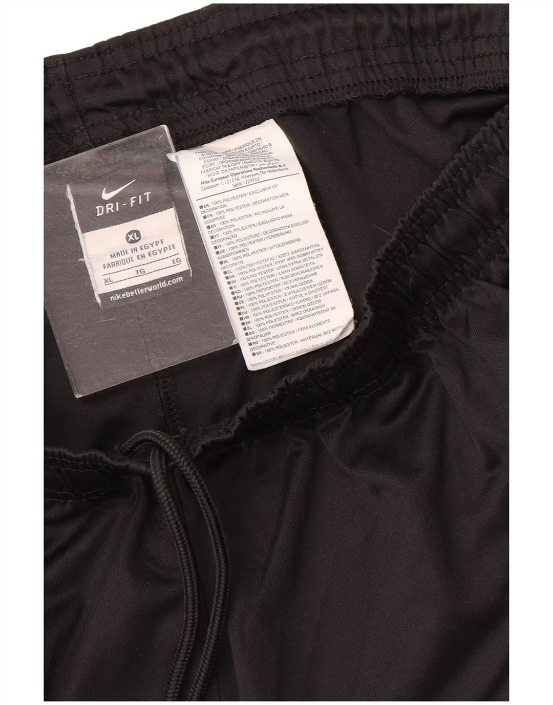 Nike Pantalones cortos deportivos Dri Fit para hombre XL Poliéster negro