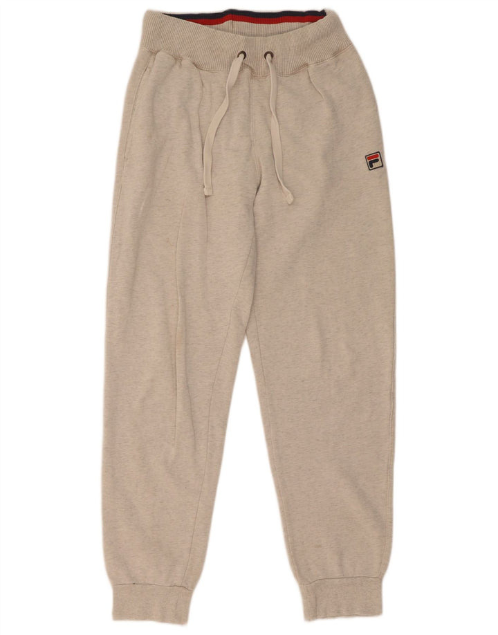 Fila Hombre Pantalones De Chándal Joggers Small Gris Algodón